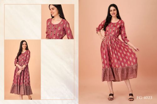 FG Violet By Fashion Gallaria Designer Kurtis Catalog